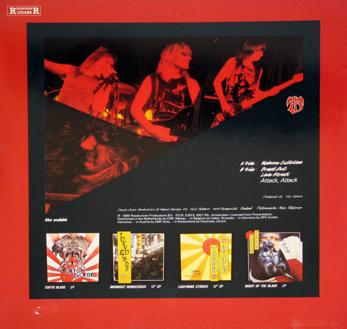 High Resolution Photo #11 TOKYO BLADE - Madame Guillotine https://vinyl-records.nl 